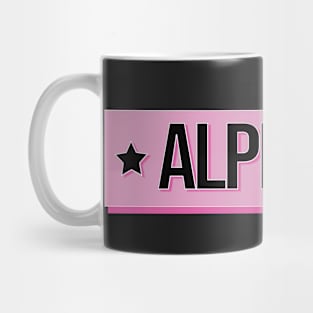 Pink A Xi Mug